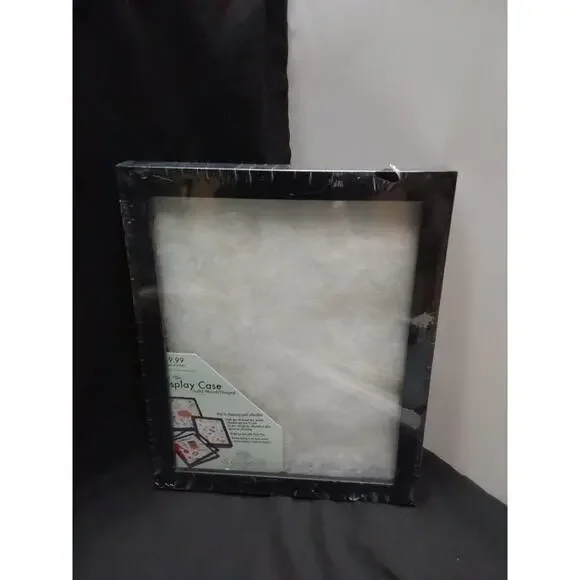 New Display Case table top Shadow box Style by Green Tree Gallery 11 x 9" wood - Picture 2 of 4